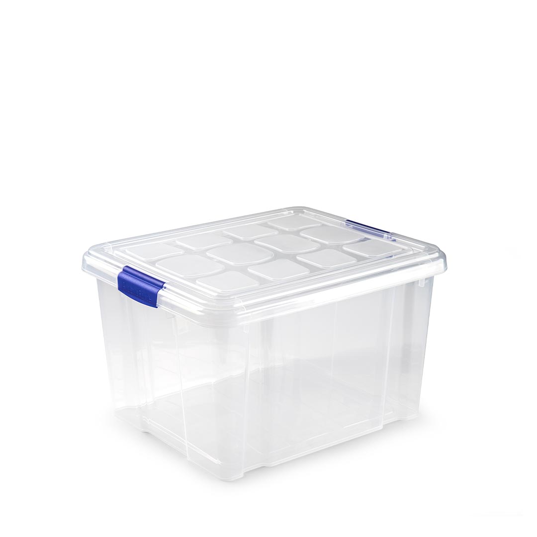 Caja de Almacenaje 25 litros Nº 2 - Serie Blue Plastic Forte