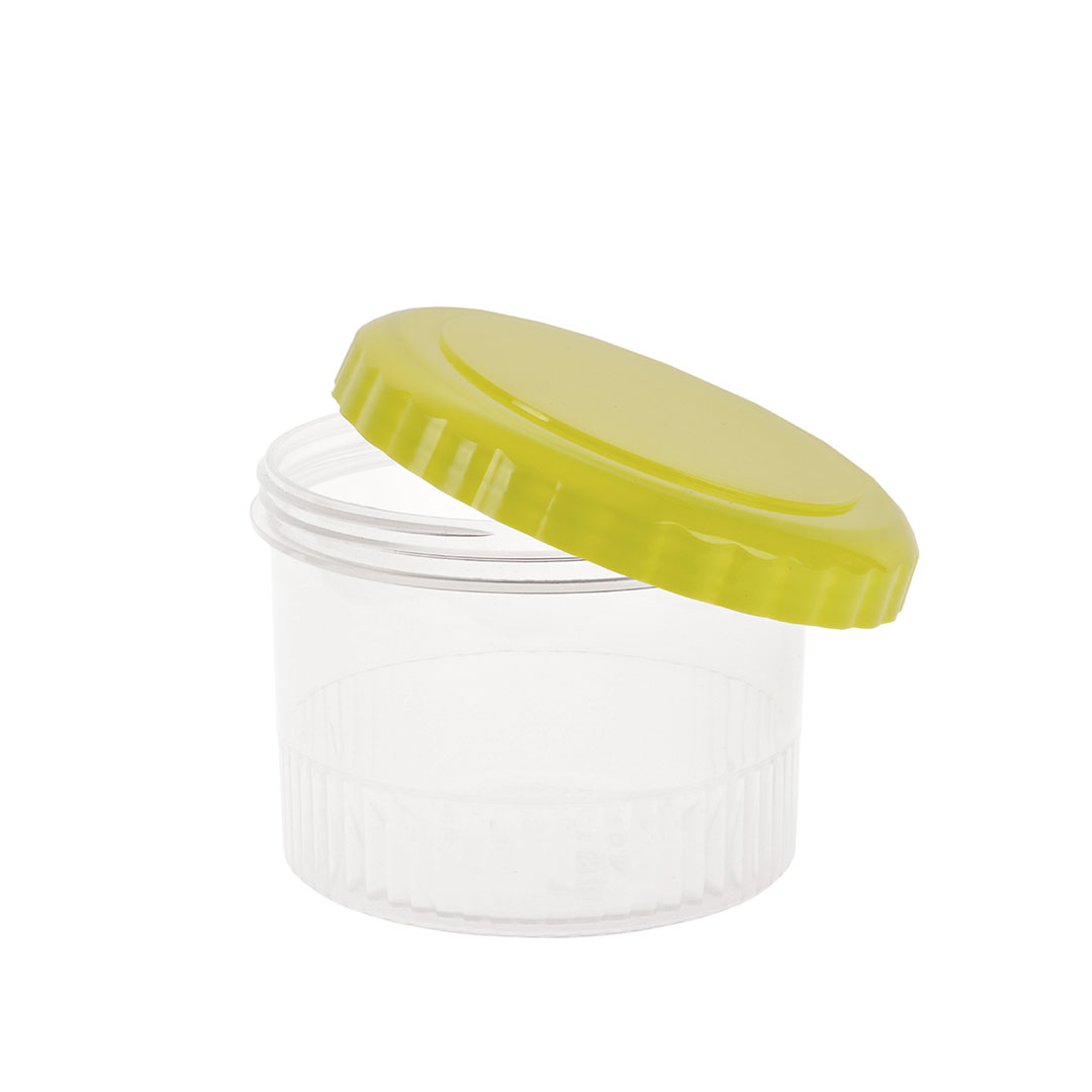 Contenitori con Coperchi Trasparente in Polietilene Luxury & Grace Pack 4 Barattoli di Polietilene Alimentare 100% Senza BPA. 1,1 L 15x10 cm Riciclabili 