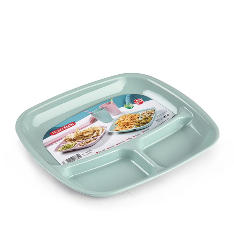 Multicolor Plastic Forte Bandeja con Patas Mesa Plegable para Desayuno o Comida en la Cama 51 x 33 cm Talla Unica 